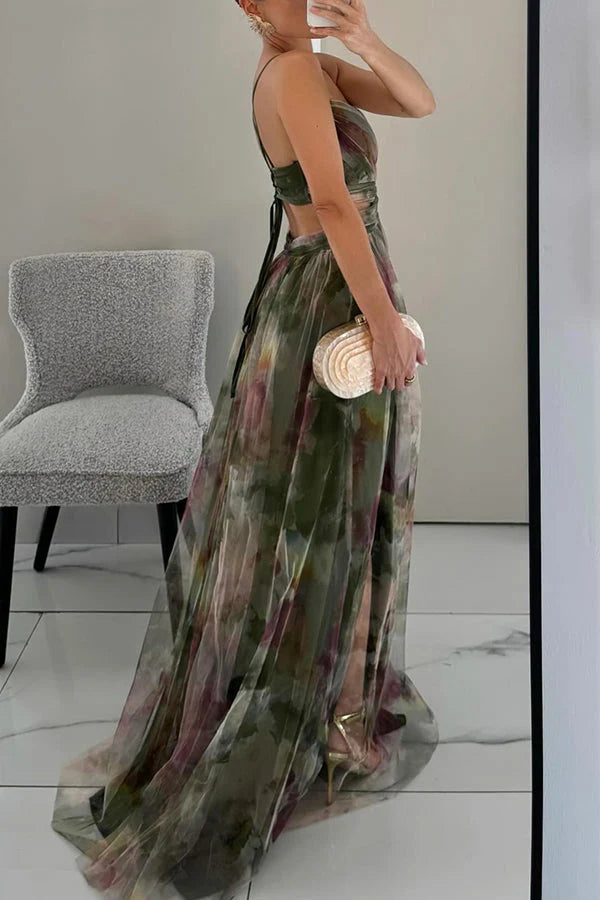 Frostina™ | Abito Lungo Floreale
