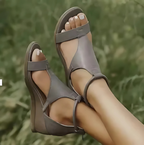Giulia™ | Sandali Ortopedici in Pelle di Alta Qualità