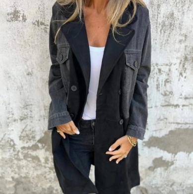Elena™ | Cappotto di Jeans da Donna